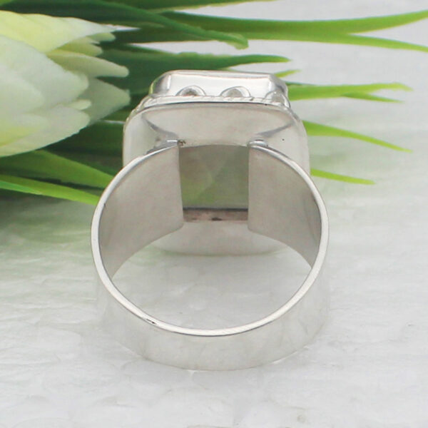 925 Sterling Silver Rose Quartz Ring Handmade Jewelry Gemstone Birthstone Ring