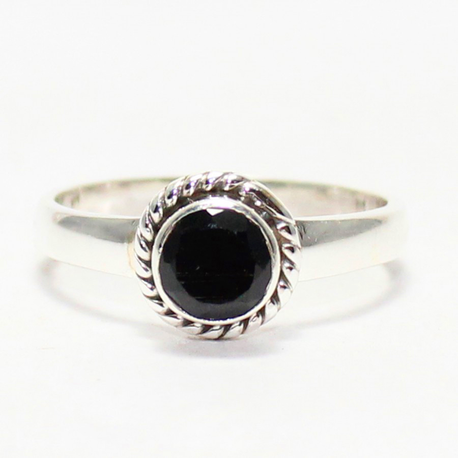 925 Sterling Silver Tourmaline Ring, Handmade Jewelry, Gemstone Birthstone Ring, Gift For Women